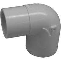 PVC 1/2" 90 DEG ST ELBOW SPGXS