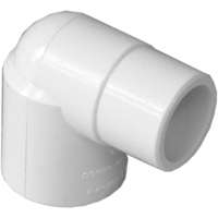 PVC 3/4" 90 DEG ST ELBOW SPGXS