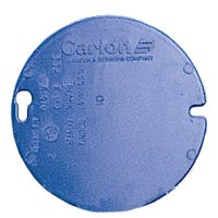 PVC 4" ROUND BLANK COVER