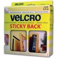 VELCRO STICKY BACK 3/4"X15' WHT