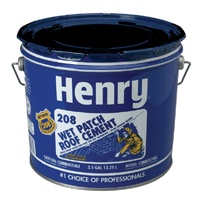 HENRY #208 WET ROOF CEMENT 3.5GL