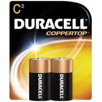 Duracell Coppertop Battery C 2 Pack