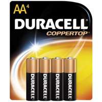 Duracell Coppertop Battery AA 4 Pack