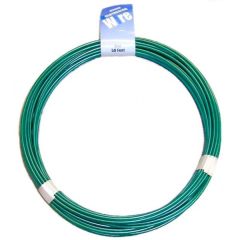 GREEN PLASTIC COATED WIRE 50'