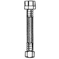 12" TOILET SUPPLY 1/2"COMP X BC