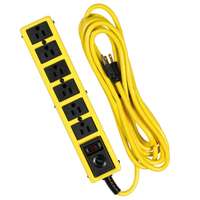 POWER SURGE OUTLET 6 PLUG 15' YL