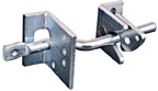 H-D ADJ GATE LATCH 8" BAR ZINC