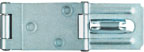 4-1/2" DBL HINGE SAFETY HASP ZNC