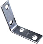 2" X 5/8" CORNER IRON ZINC PK4