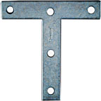 NATL 4"X4" ZINC T PLATE ZINC 2PK