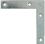 4X3/4" FLAT CORNER IRON ZINC PK4
