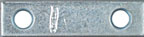 2"X1/2" MENDING PLATE ZINC PK4