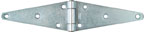 6" HEAVY STRAP HINGE ZINC EACH