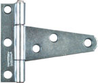2" LIGHT T HINGE ZINC PK2