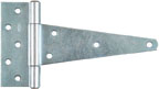 8" HEAVY T HINGE ZINC PK2