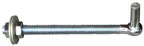 1/2X6" HINGE STRAP BOLT HOOK ZNC