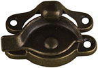 CRESCENT SASH LOCK ANTIQUE BRASS