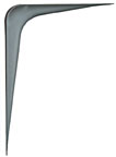 6" x 8" Shelf Bracket Gray