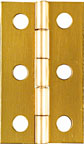 HINGE SC MEDIUM  BRASS 2" PK2