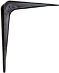 10" x 12" Shelf Bracket Black