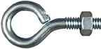 EYE BOLT W/NUT 1/4 X 2" ZINC