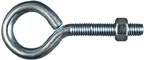 EYE BOLT W/NUT 3/8 X 4" ZINC
