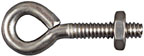 EYE BOLT W/NUT 3/16"X1-1/2" S/S