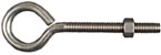 EYE BOLT W/NUT 3/8" X 5" S/S