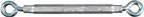 TURNBUCKLE EYE/EYE 3/8X16 "ZINC