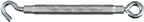 TURNBUCKLE HK/EYE 3/8 X16" ZINC