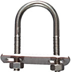 U BOLT 1/4"X1-1/8"X2-1/4" S/S