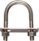 U BOLT 5/16"X1-3/8"X2-1/2"  S/S