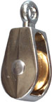 SINGLE PULLEY FIXED 1" NICKEL