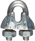 WIRE ROPE CLIP 1/16" ZINC