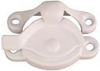 CRESCENT SASH LOCK WHITE
