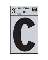 3" Vinyl Letter Reflective "C"