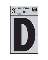 3" Vinyl Letter Reflective "D"