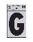 3" Vinyl Letter Reflective "G"