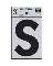 3" Vinyl Letter Reflective "S"