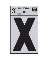 3" Vinyl Letter Reflective "X"