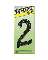 4" 3-D Plastic House Number #2