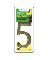 4" Satin Nickel House Number "5"