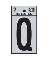 2" Vinyl Letter Reflective "Q"