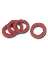 3/4" HOSE WASHER RED RUBBER PK10