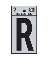 2" Vinyl Letter Reflective "R"