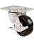 2" Rubber Swivel/Brake Caster 125lbs