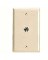 PHONE / CABLE PLATE IVORY