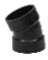 ABS 1-1/2" 22 ELBOW HXH
