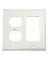 2 GANG 1DECORA/1DUPLEX WHITE