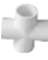 PVC 1/2" CROSS SXSXSXS